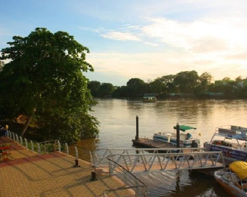 Muelle turístico de Montería.