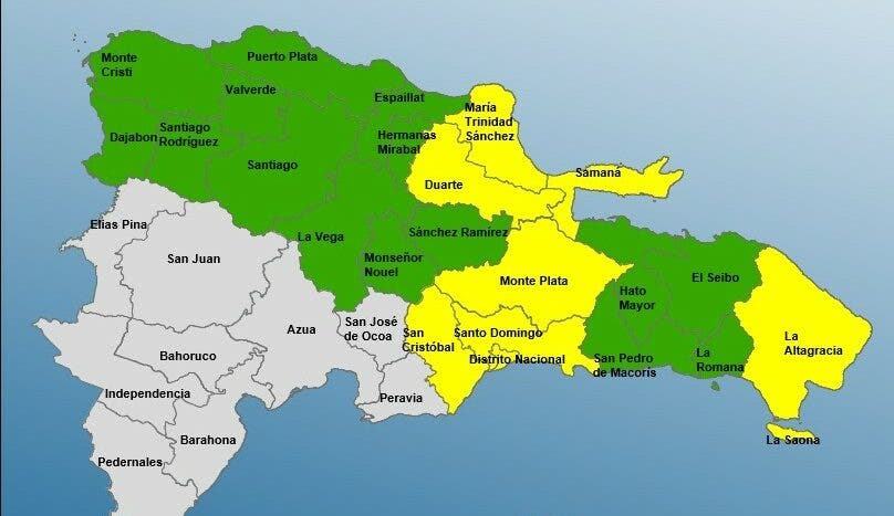 Estas son las provincias que están en alerta por frente frío y vaguada