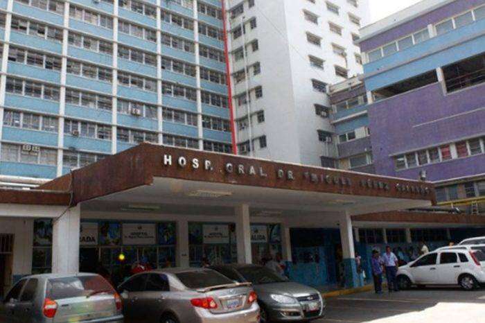 They carry out a drill at the Pérez Carreño Hospital