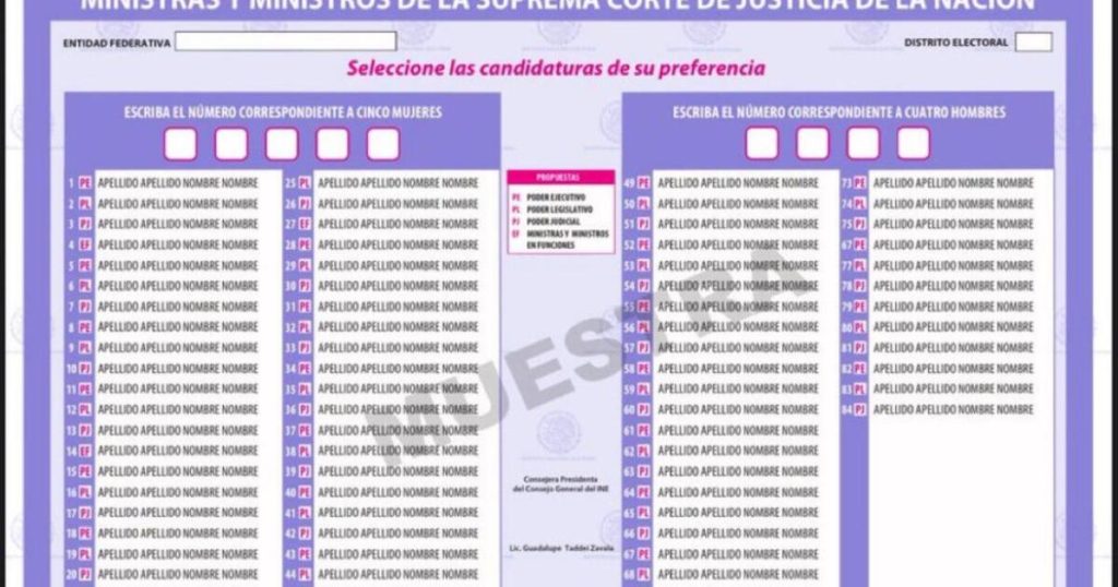 This is how the ballots will be for the 2025 judicial election