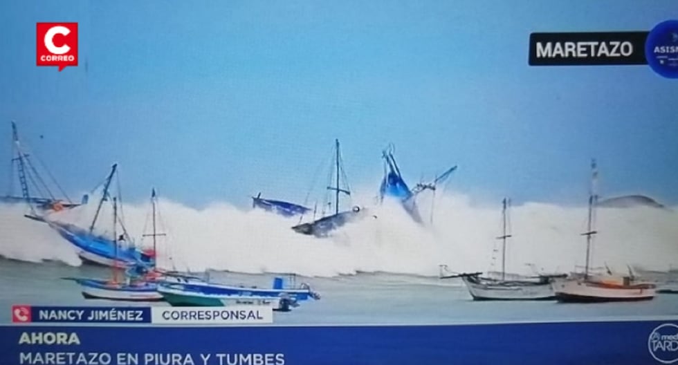 Tidal wave alert in Piura and Tumbes: Anomalous waves affect coves and landings in northern Peru