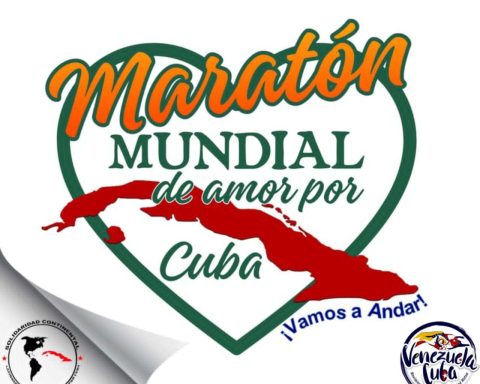 Venezuela joined the Marathon of Love for Cuba