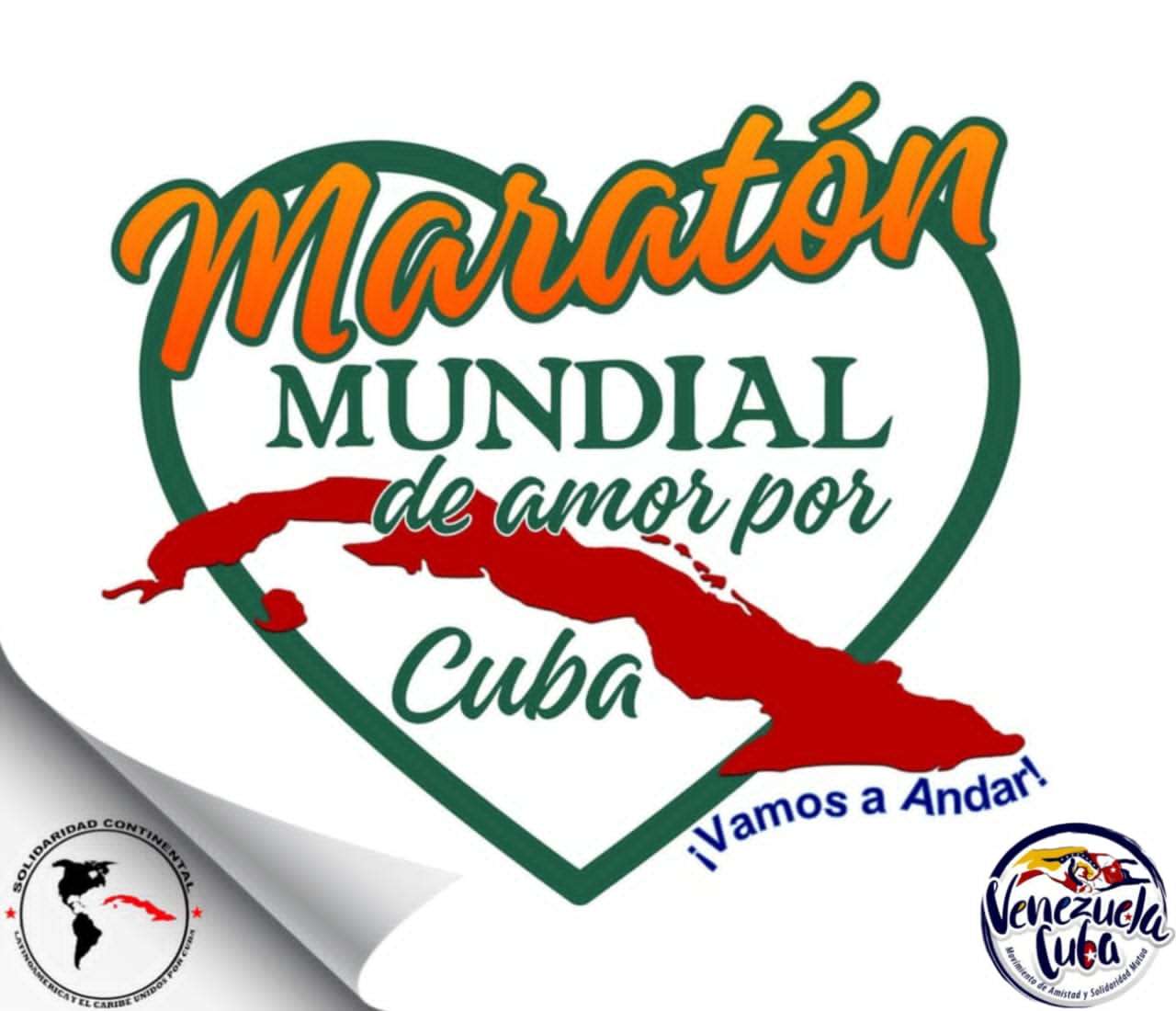 Venezuela joined the Marathon of Love for Cuba