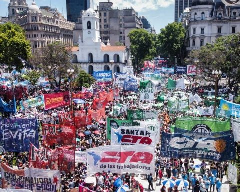 What the CGT leaders said after the opaque march in the Plaza de Mayo