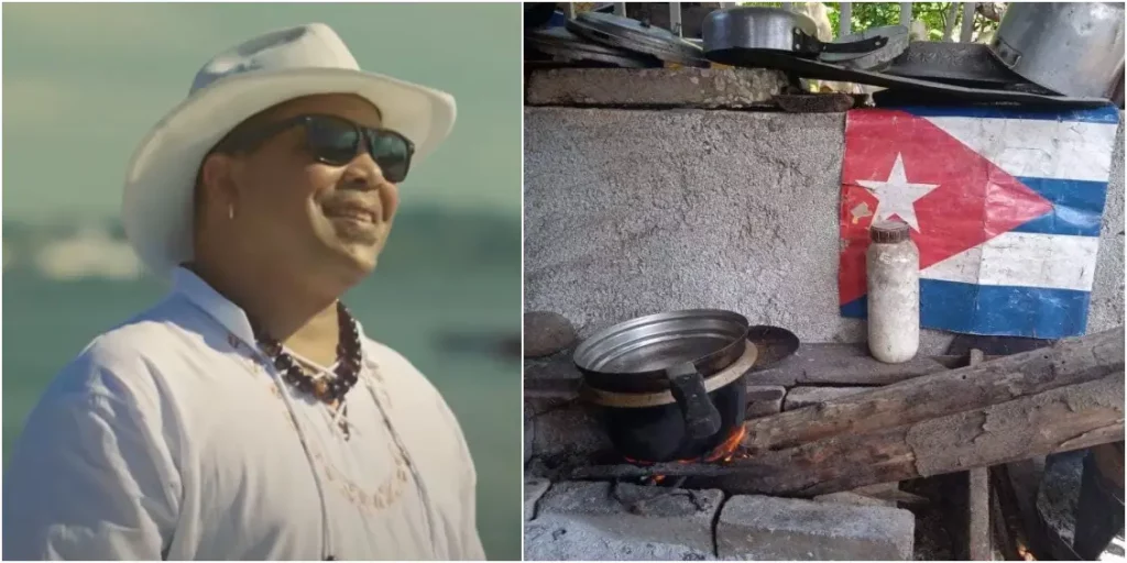 Arnaldo Rodríguez / Una cocina de leña en Cuba