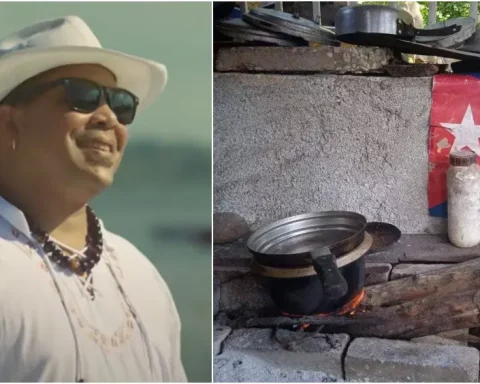 Arnaldo Rodríguez / Una cocina de leña en Cuba