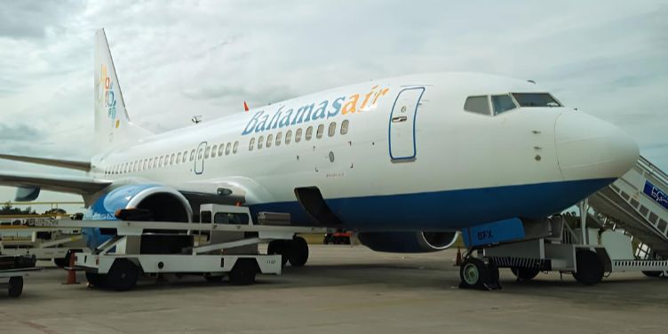 Avión procedente de Bahamas