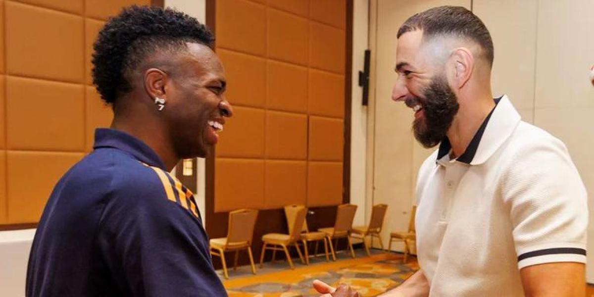 Benzema encourages Vinicius: "He is the best and one day he will win the Ballon d'Or"