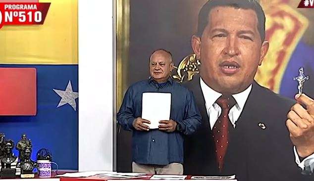 Cabello: The extreme right resorts to the file of lies