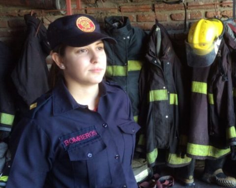 Change of command in the Melo Fire Department