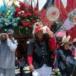 Chinchilpos and gamonales, the Huayucachi festival began with the Tayta Niño procession