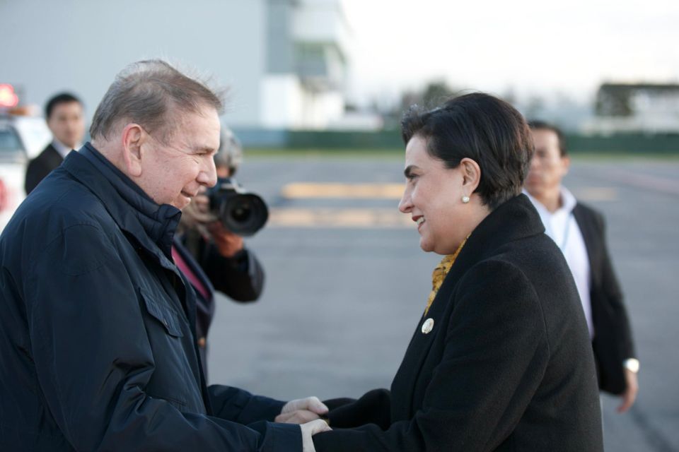 Edmundo González en Ecuador