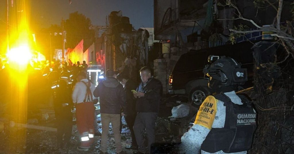 Explosion at a home in Chimalhuacán, Edomex, leaves six injured