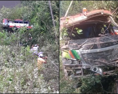 Four dead in bus accident in Cundinamarca, one minor among the victims