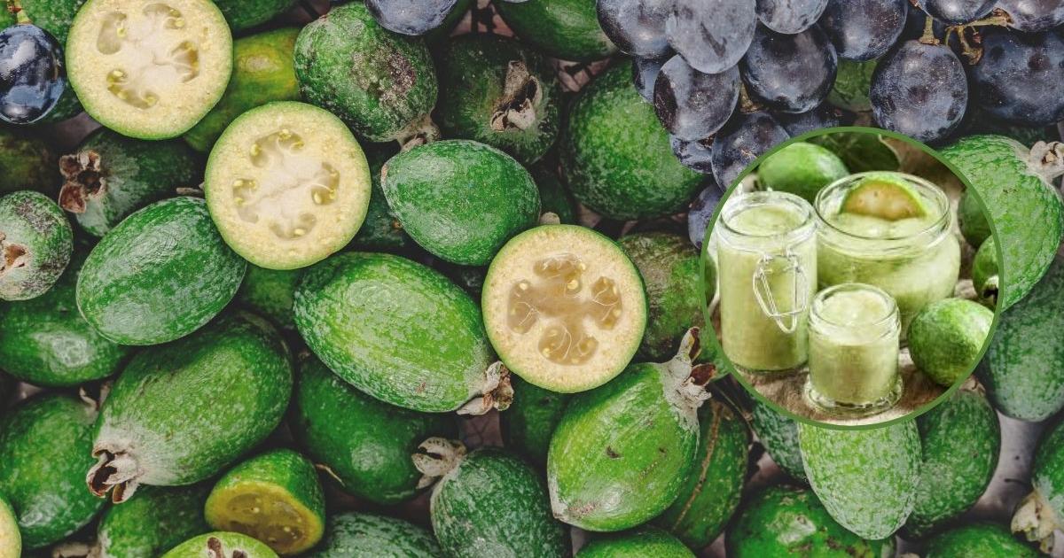 Grandma's trick to prevent feijoa juice from oxidizing and turning bitter