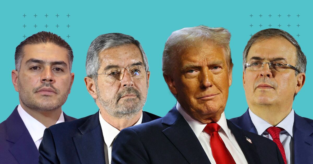 Harfuch, Ebrard and De la Fuente: the key officials facing threats from Trump