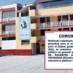 Huancayo: Parents claim alleged irregularities in the registration of vacancies at the IE Rosario