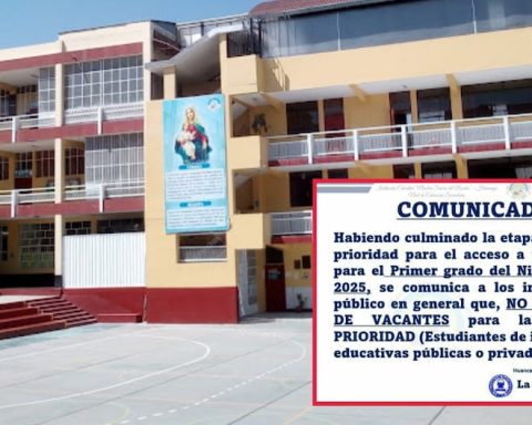 Huancayo: Parents claim alleged irregularities in the registration of vacancies at the IE Rosario