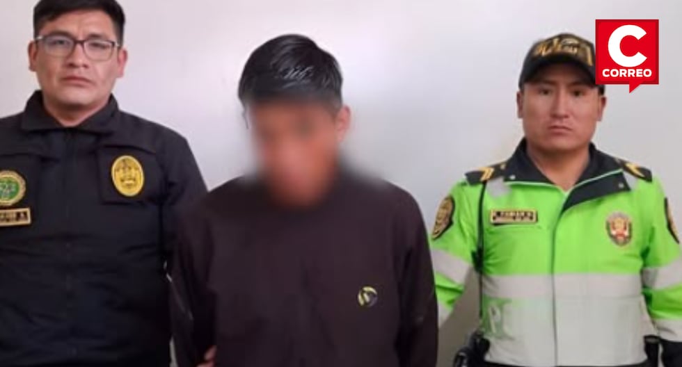 Huancayo: They arrest a man accused of hitting and threatening his partner with a weapon