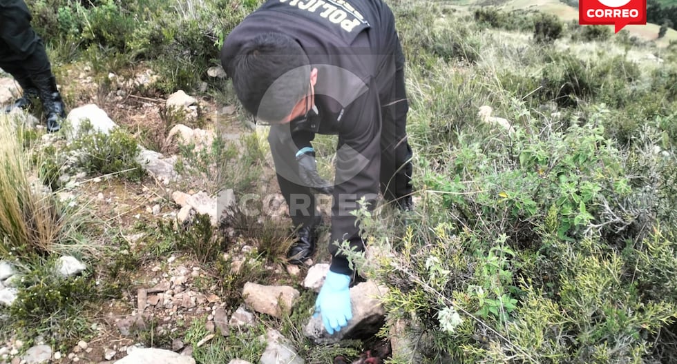 Huancayo: They were looking for an old man 14 months ago and they found him dead on rocks