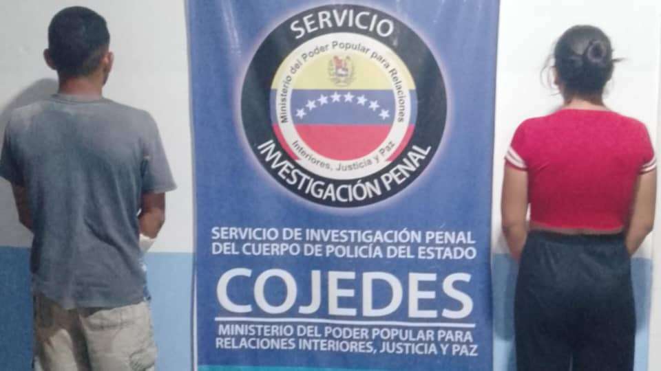 In Cojedes, two citizens are arrested for child abuse