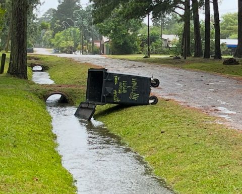 Intense rains in Cerro Largo: Bañado de Medina recorded the highest rainfall with 53 mm