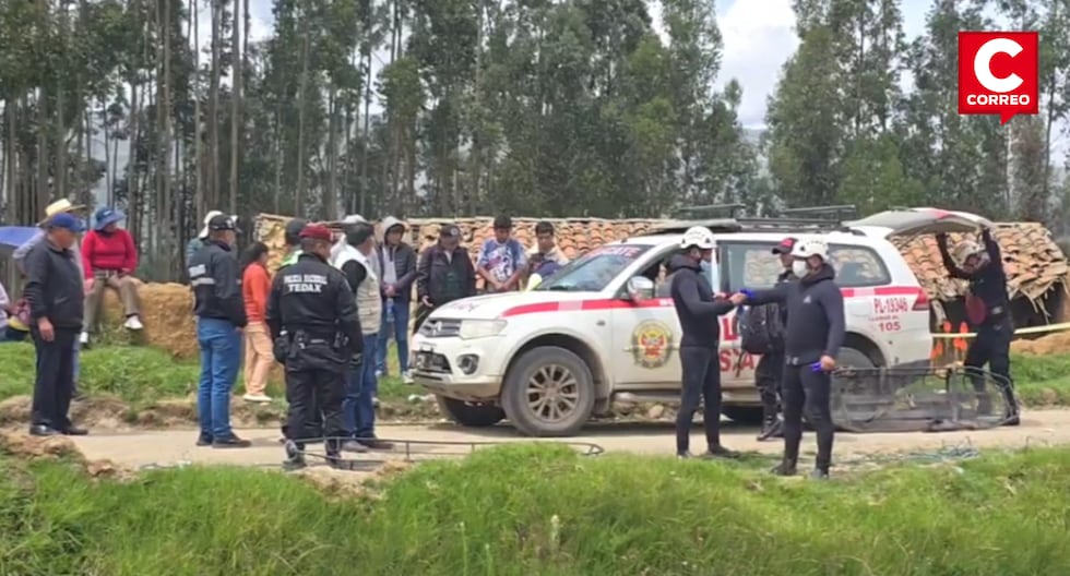 Jauja: They recover the body of a student who fell into the Cimirm canal