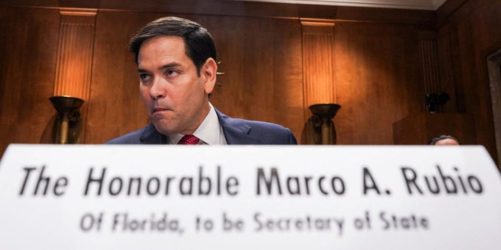 Marco Rubio avoids Mexico on his first trip