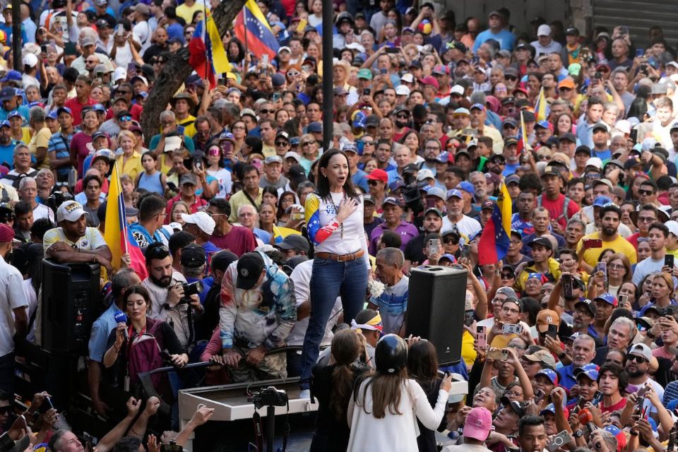 María Corina Machado agradece EEUU Chile PB