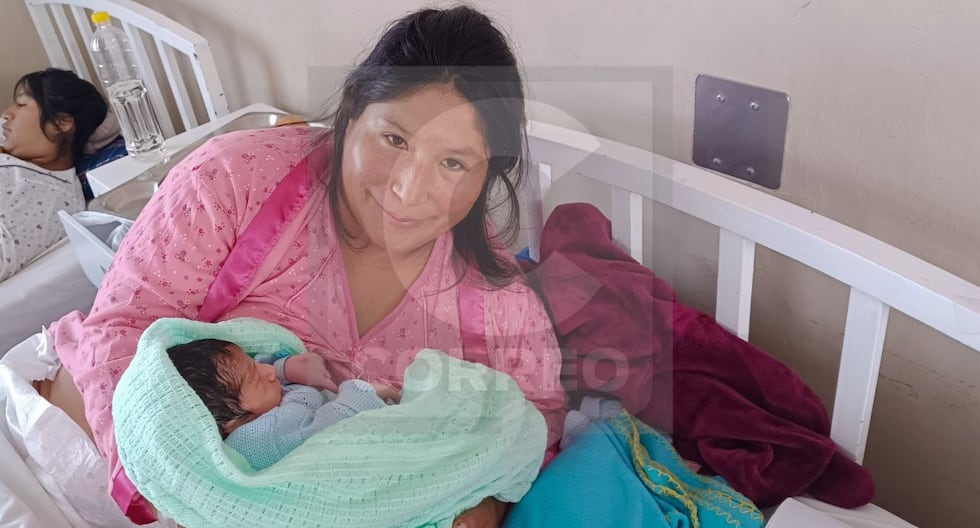 New Year in Arequipa: Mateo is the first baby born in 2025 in Peru