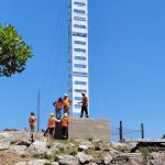 Once again they recover and raise the cross on Cerro Largo