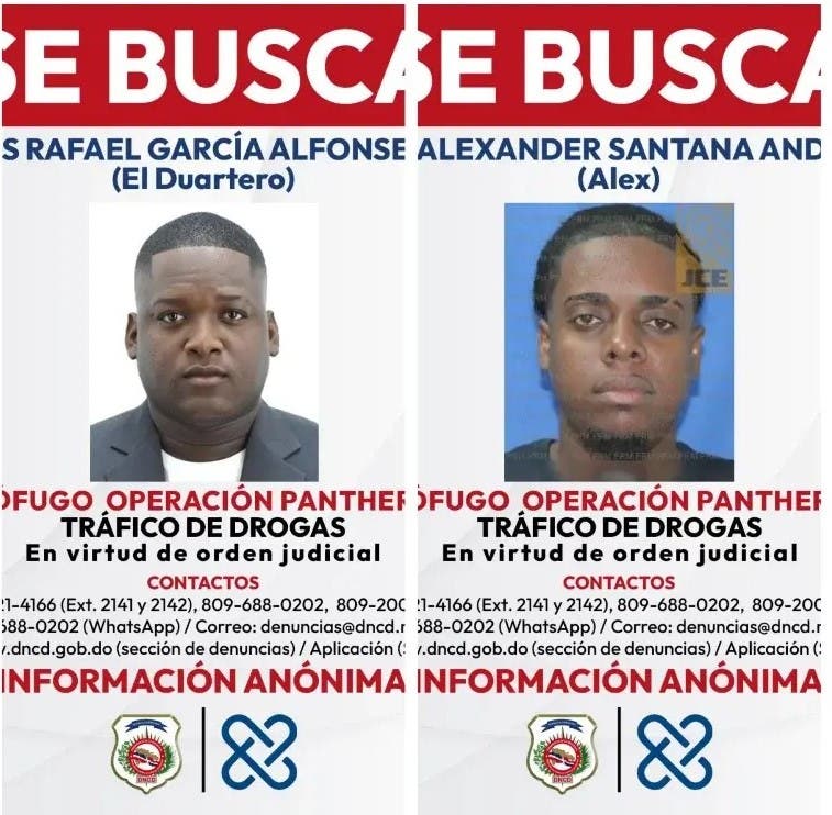 Caso Panthera 7: Buscan a Alex y El Duartero