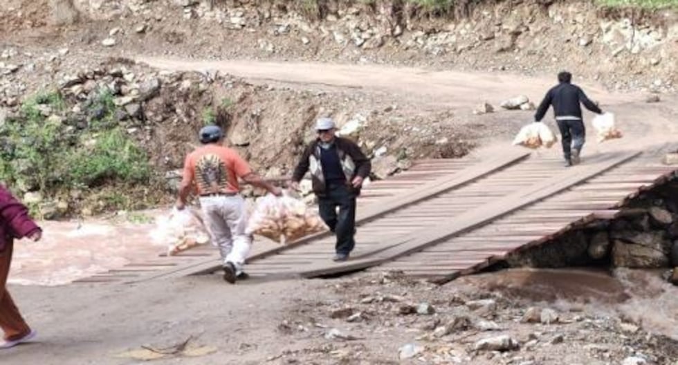 Pasco: Chalapucro Bridge on the brink of collapse and thousands of families fear the worst