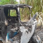 Perene: They burn a minor vehicle loaded with bananas that would have been stolen by criminals