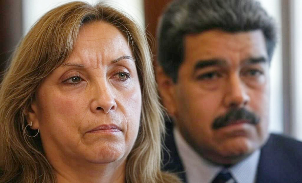 Dina Boluarte y Nicolás Maduro (Imagen generada por IA).