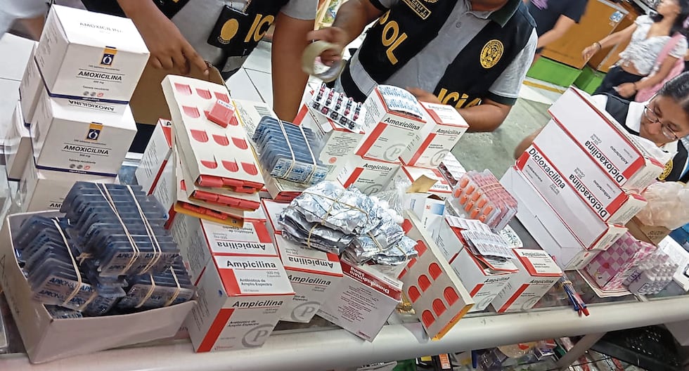 Piura: Expired medicine seized on the market