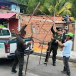 Police and a teacher fulfilled the father's dream of having a decent home for him and his small children