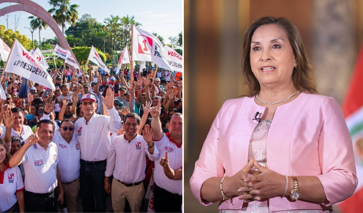 Political contrast: While Martín Vizcarra is acclaimed in the regions, Dina Boluarte is repudiated by citizens