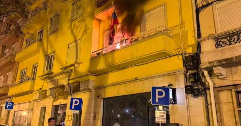 Portugal condemns arson attack on the Venezuelan consulate in Lisbon