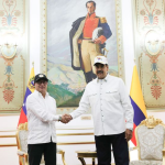 President Maduro expresses support for Colombia in the face of gringo attack