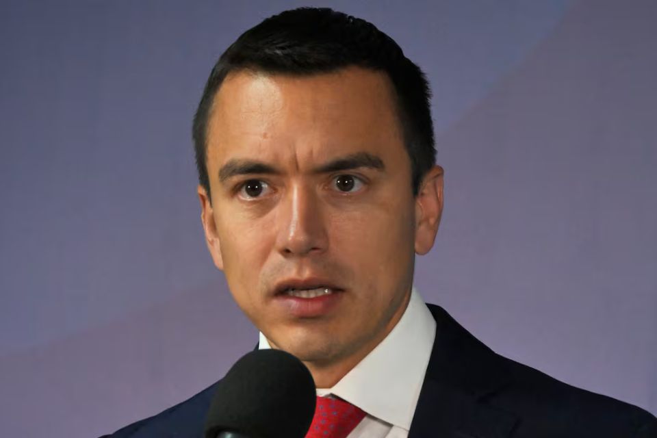 Daniel Noboa presidente de Ecuador