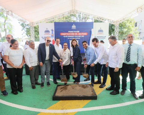 Raquel Peña encabeza actos para el remozamiento de instalaciones deportivas en Santiago