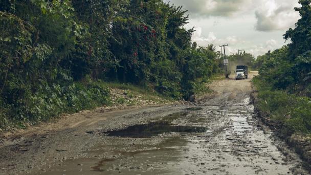 Roads to the Duquesa landfill remain deteriorated