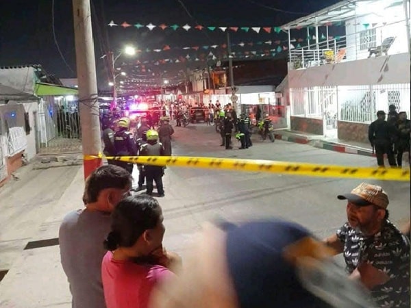 Menor e tres años atropellada por un policía en Barranquilla.