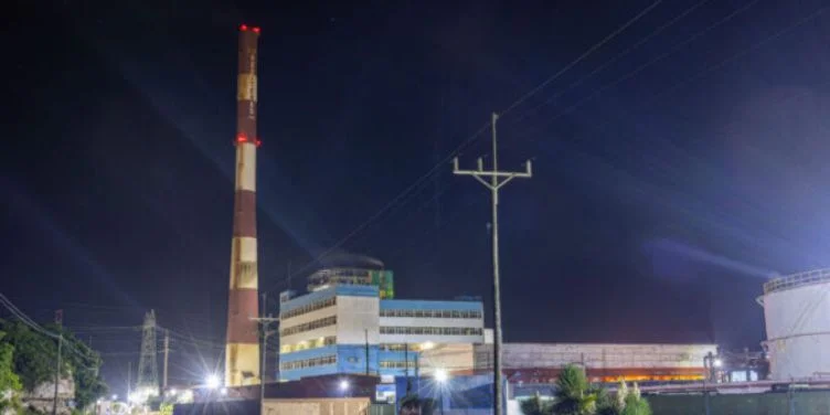 Central Termoeléctrica (CTE) Antonio Guiteras, en Matanzas