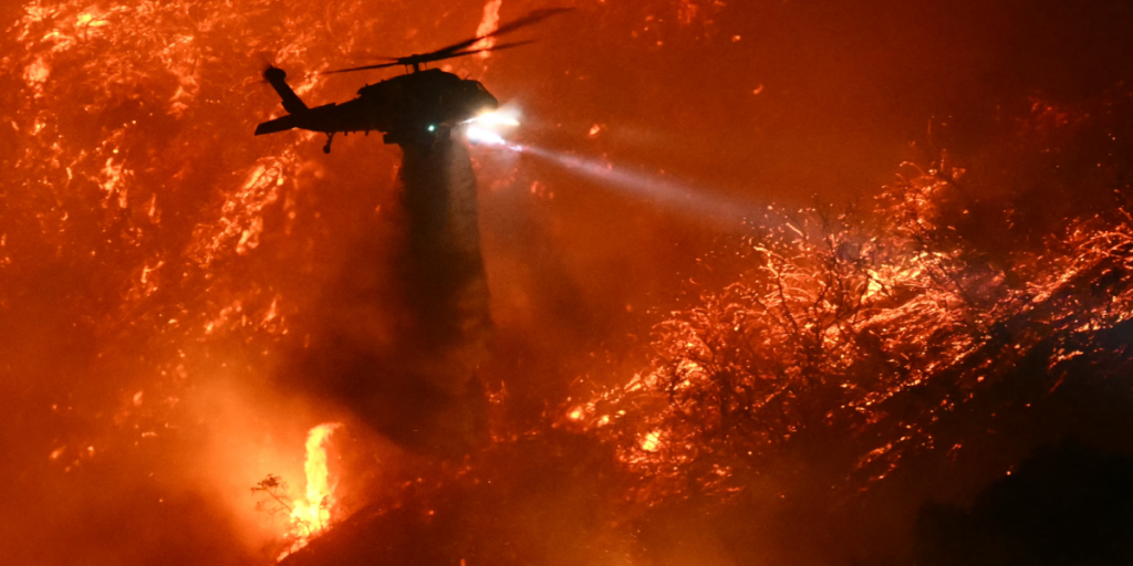 The death toll from fires in Los Angeles, California, rises to 16; 13 missing are reported