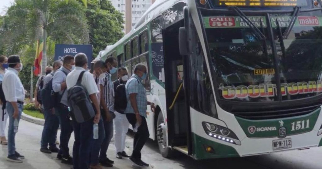 This is how the public transportation rate in Barranquilla remained for 2025v