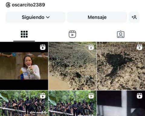 Tren del Llano posted video of María Corina Machado's act