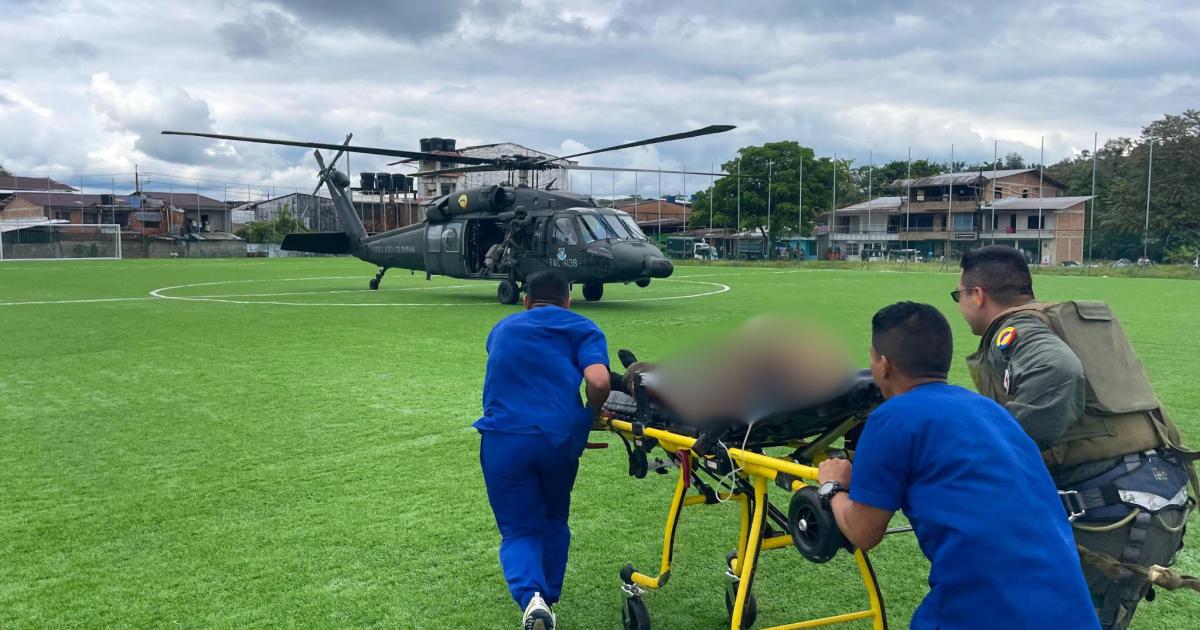 Two of the four soldiers injured by the ELN attack in Chocó are transferred to Medellín