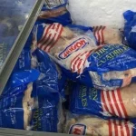 Paquetes de pollo importados por Cuba desde EE.UU.